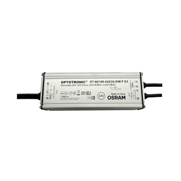 ワット数とり備える（調光相応う） 定格最終生産物ワット数 0～60W   OT60/100-242/24 DIM P G3 1台