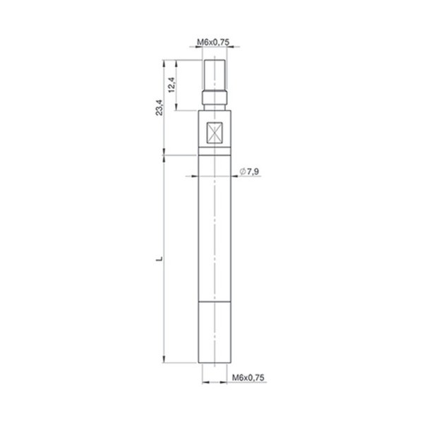 844 Kv 延長棒 長さ250mm 844KV 250 1個