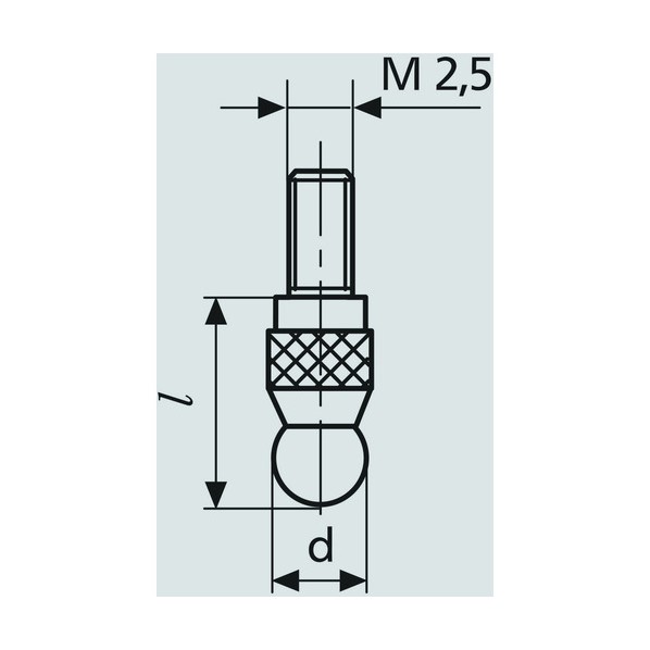 906H 3mm ボール測定子 超鋼 906H 3MM 1個