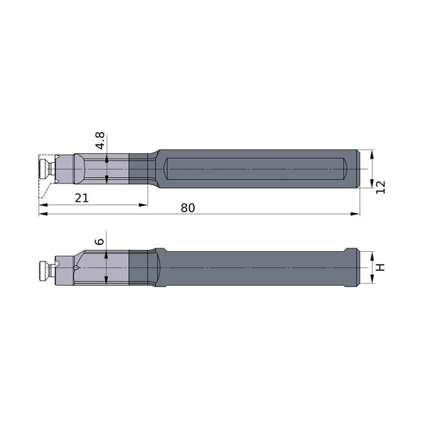 刃先交換式旋削工具 XBシリーズ ホルダー XBSH071200080C-C