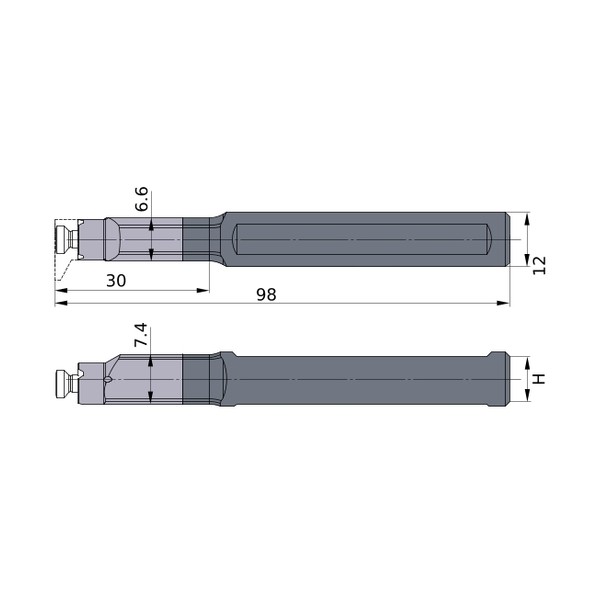 刃先取り替えっこ式旋削工具 XB続きもの 保持者 XBSH091200098C-C