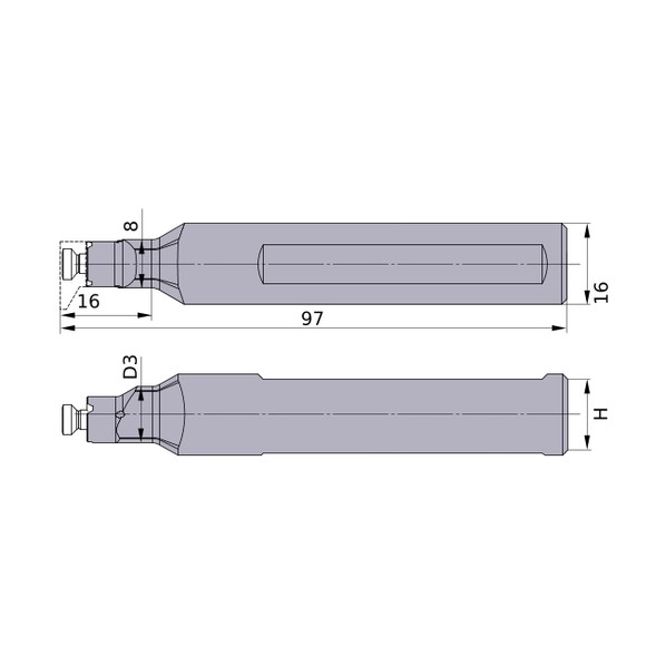 刃先交換式旋削工具 XBシリーズ ホルダー XBSH111600097S-C 18,389円