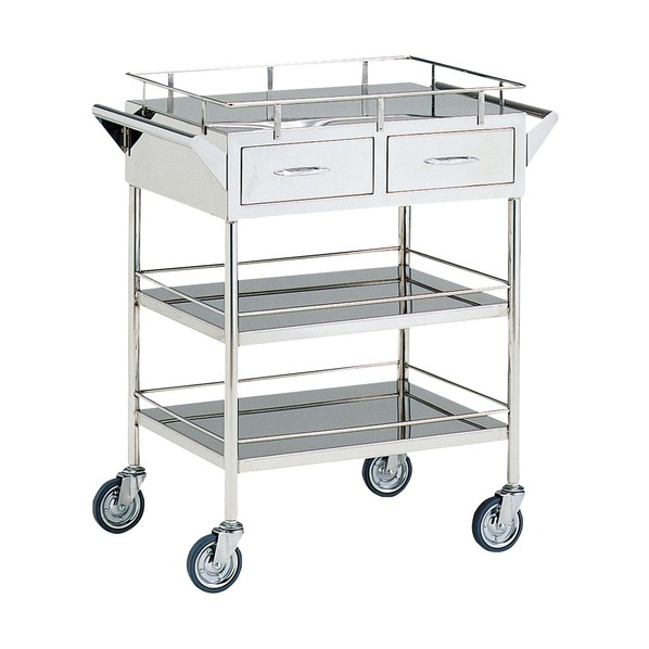 回診車 引出付 三段(静音) 01232502 01232502 1個|DIY FACTORY ONLINE SHOP