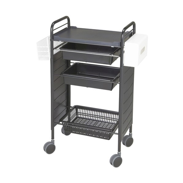 カラーアプリワゴン（サイドカバー） サイドカバー付 24244000 ブラック 2424400003 1台｜DIY FACTORY ONLINE SHOP