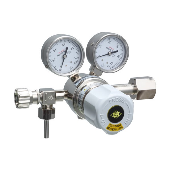 ※法人専用品※日酸TANAKA 一般工業用圧力調整器(ボンベ用) CMH-B504-LV 水素用 QAN104063 1台｜DIY FACTORY ONLINE SHOP