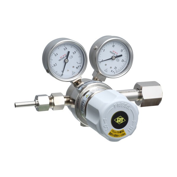 一般工業用圧力調整器（ボンベ用） CMH-B504-RM 酸素、窒素、アルゴン、ドライエアー用 QAN104067 1台