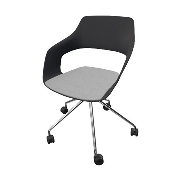 ミーティングチェアー（肘付） オッコ 222 range Occo 222-41-BK-65128