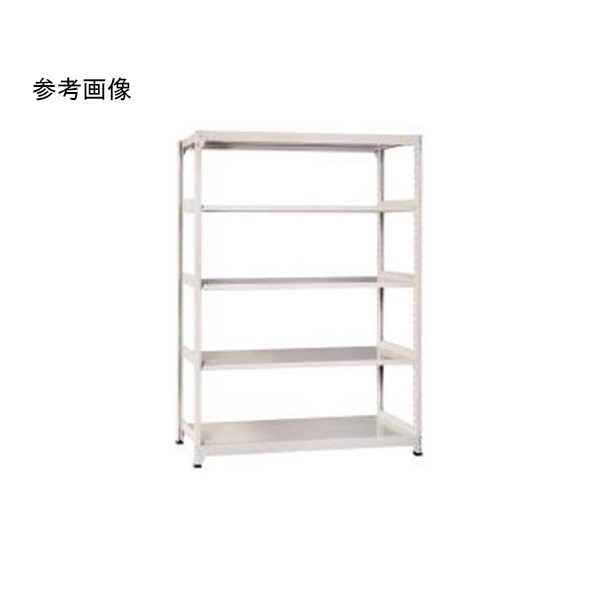 アズワン スチール写真棚 1500×450×1800粍/150kg/5段 EA976DN-150B 64-7978-11 1点