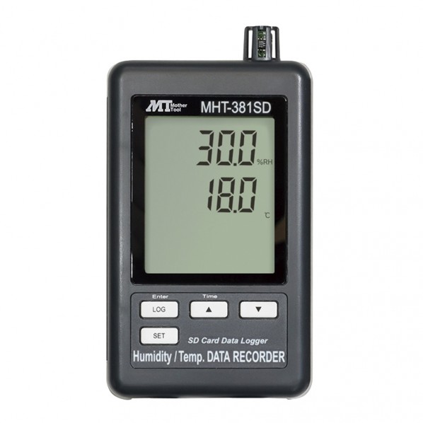 アズワン データロガデジタル温･湿度計 校正証明書付 MHT-381SD 1-2517-01-20 1点