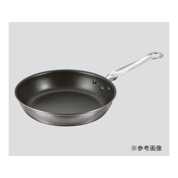 アズワン フライパン EBM 螺旋釘トロ 二層クラッド 電磁膳立て器可 3-4841-03 1点