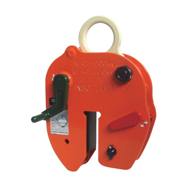 イーグル・クランプ 鷲 縦つり用完全無欠クランプ NEC－200kg(1－12) NEC-200-1-12 1台