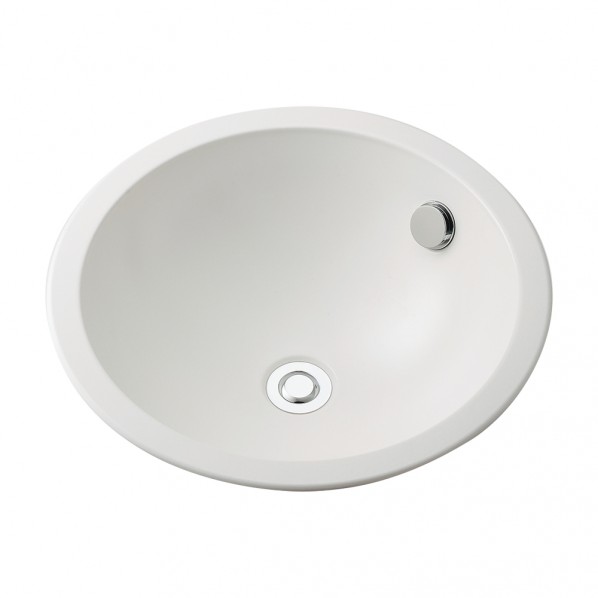 カクダイ 丸型洗面器 マットホワイト 493-127-W 1個