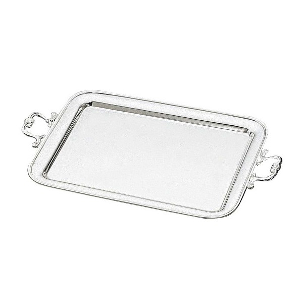 アズワン H 洋白 角盆 手付(唐草手)26インチ 三種メッキ 4377130 63-7167-90 1点｜DIY FACTORY ONLINE SHOP