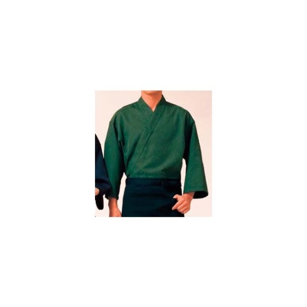アズワン 作務衣(男女兼用)KJ0020-4 3352350 S 緑 61-7970-55 1点|DIY FACTORY ONLINE SHOP