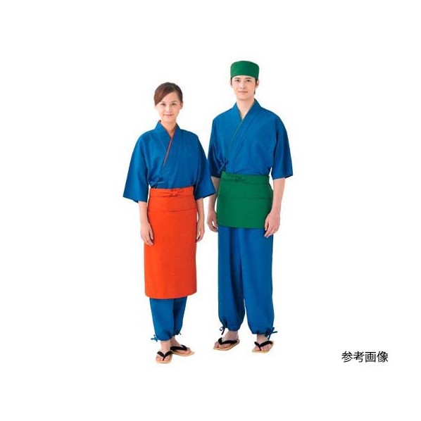 アズワン 作務衣パンツ(男女兼用)EL3379-1 3313540 S 青 63-7228-68 1点