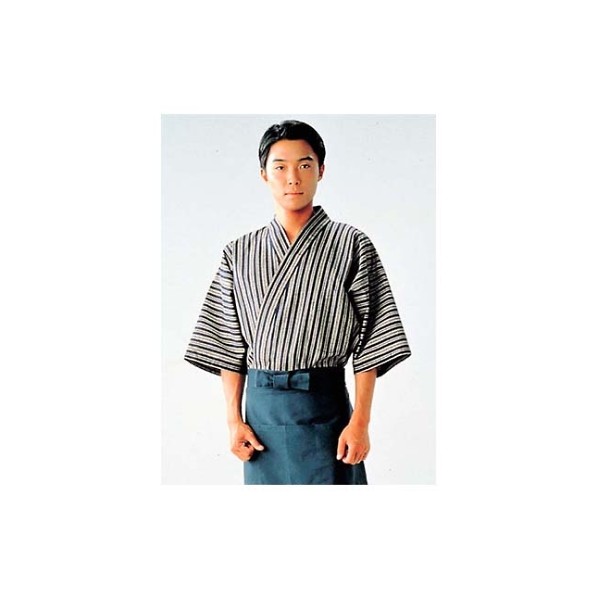 アズワン 和風ハッピーコート(調理服)BC1361-7 LL 5792530 61-7967-75 1点