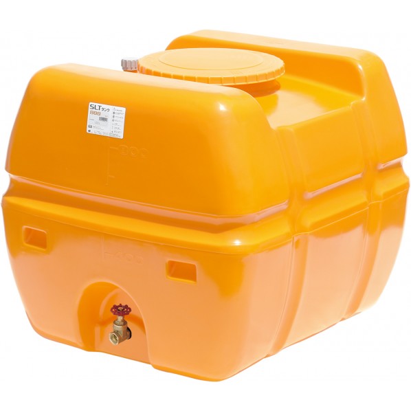 ※法人専用品※スイコー スーパーローリータンク 800L(フタ含む)直後ばらいスリースバルブ40A付 オレンジ色 SLT-800 OR+SV40A 1点