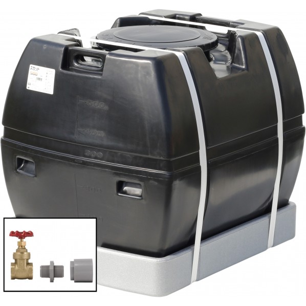 ※法人専用品※スイコー スカット500(フタ含む)ドレンバルブセット(25A)付 黒いこと SKT-500 BK+VALVE-SET25A 1点