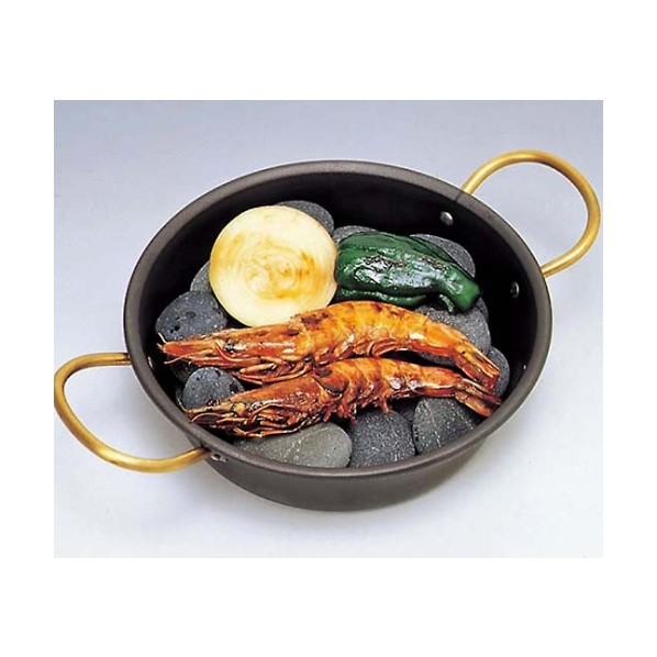 アズワン 鉄 海石鍋 24cm 両手(石無し) 5245400 61-7983-98 1点|DIY FACTORY ONLINE SHOP