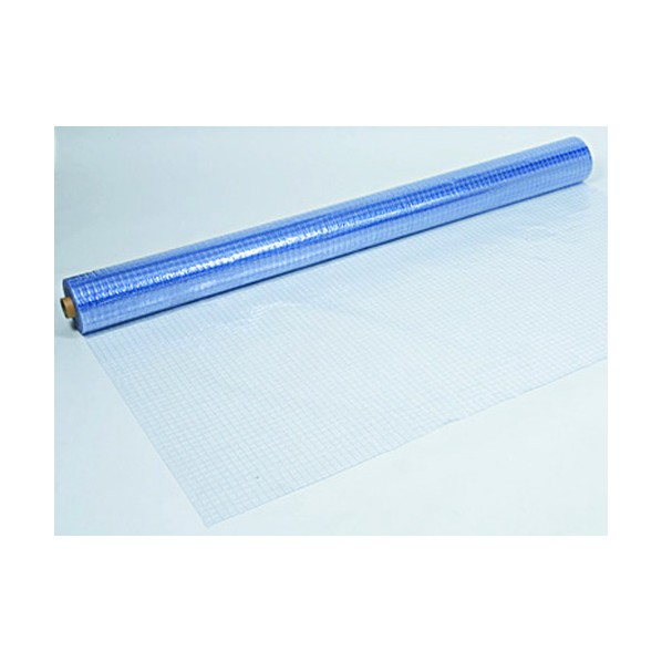 ハイパーカーテン 糸入 防炎 澄み切った 0．25mm×2030mm×50m巻（1．5糎ます目） 澄み切った HCTIF02203050A15