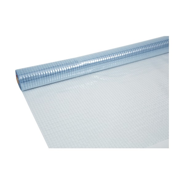 ハイパーカーテン 糸入 防炎 静電 澄み切った 0．3mm×2030mm×50m巻（1糎ます目） 澄み切った HCTIFT03203050A1