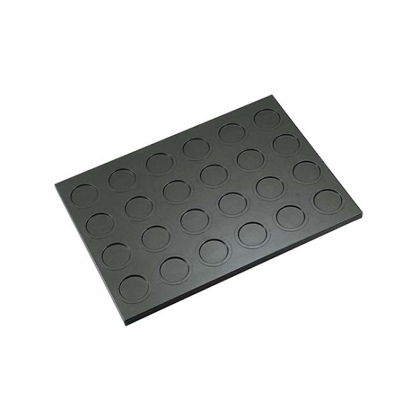 アズワン シリコン加工 ラング・ド・シャ丸型 天板7cm(24ヶ取) 6739400 61-7930-87 1点|DIY FACTORY ONLINE SHOP