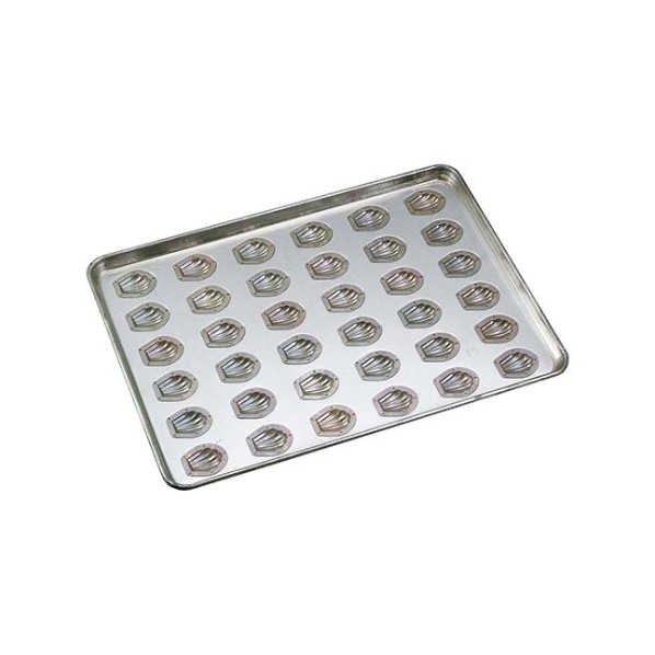アズワン シリコン加工 貝形マドレーヌ型 天板 小(36ケ取) 5396700 61-7930-74 1点|DIY FACTORY ONLINE SHOP