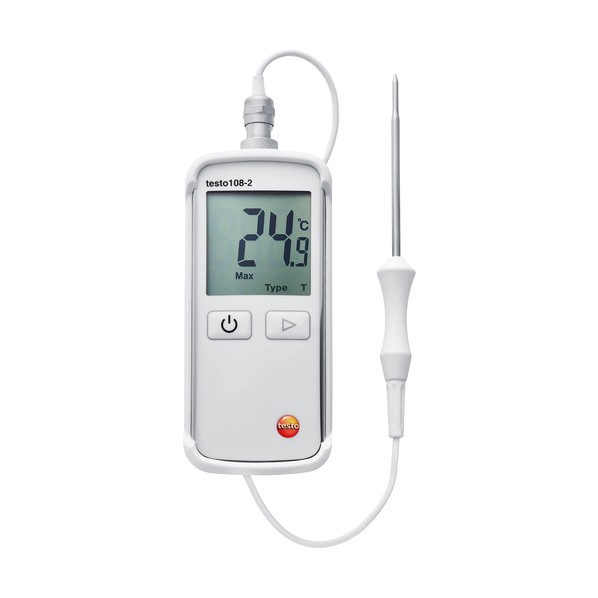 テストー 食料雑貨類用真っただ中気温計 testo 108-2 食料雑貨類用真っただ中気温計 0563 1082 1台