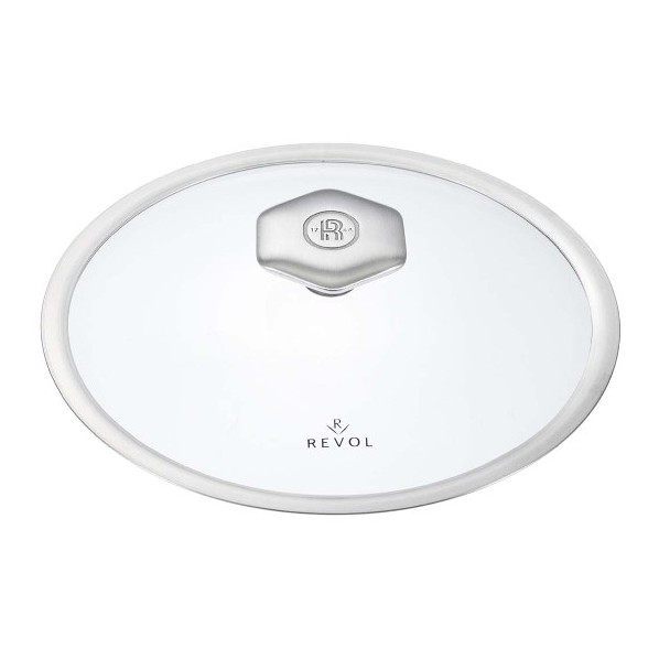 アズワン レヴォル レヴォリューション2 ラウンドココット(ガラス蓋) 649857 7472440 26cm 63-7110-43 1点