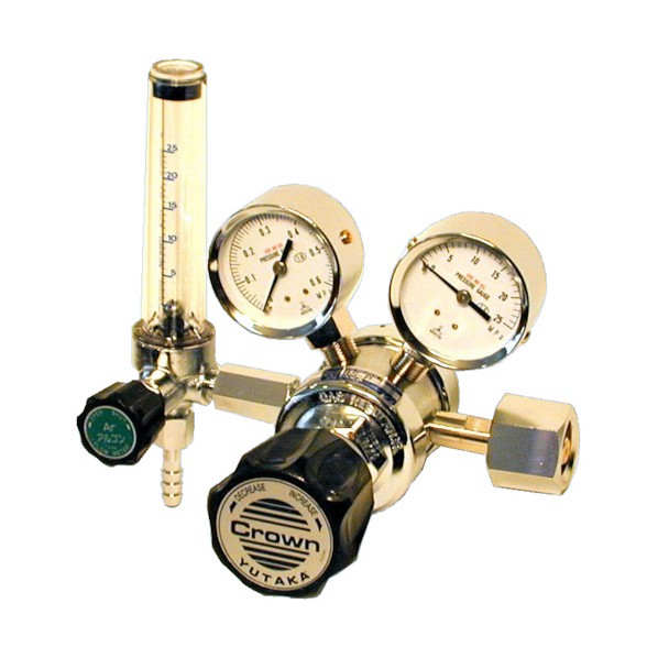 ※法人専用品※ユタカ 流量計付二段式圧力調整器 FR-2S-P アルゴン用 FR-2S-P 0.6MPA AR-25L/MIN 1点|DIY FACTORY ONLINE SHOP