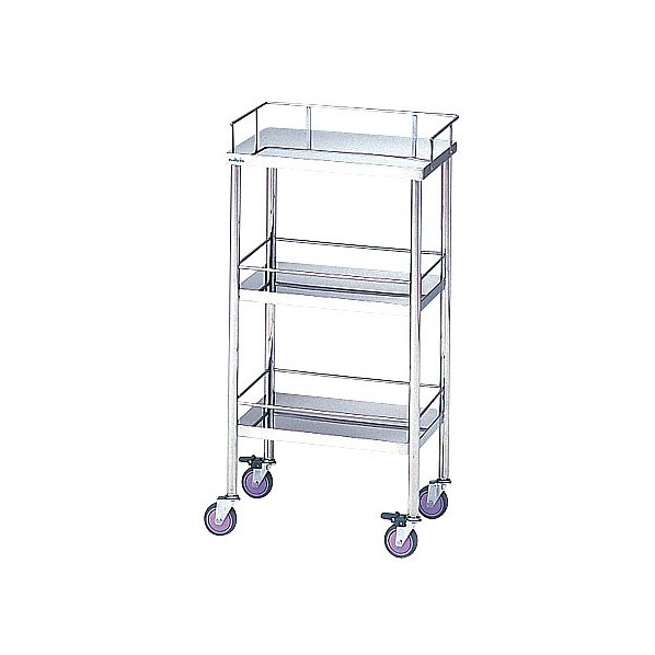 アズワン 回診車 HM-450 450&times;300&times;850mm 0-2694-01｜DIY FACTORY ONLINE SHOP 26,510円