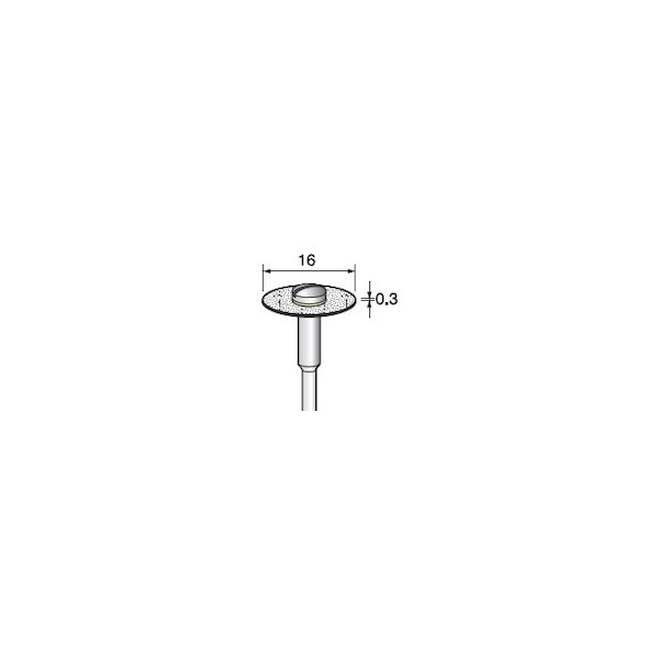 アルゴフアイルジャパン 電着時刻表レコード盤全面＃200 Φ16X0．3 Φ6．0軸 DC691 1本