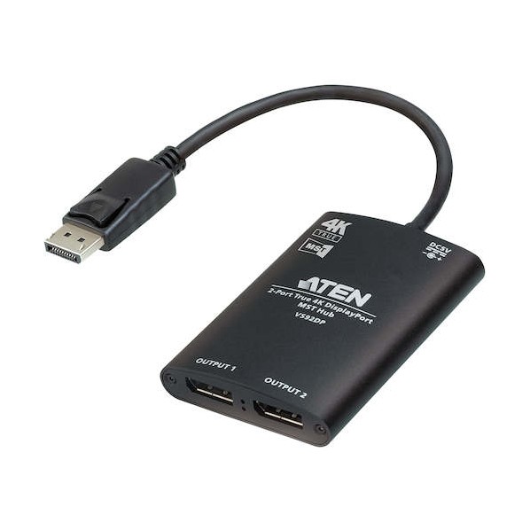 ATEN 2ポート DisplayPort分配器（4K60p、MST対応） VS92DP 1点