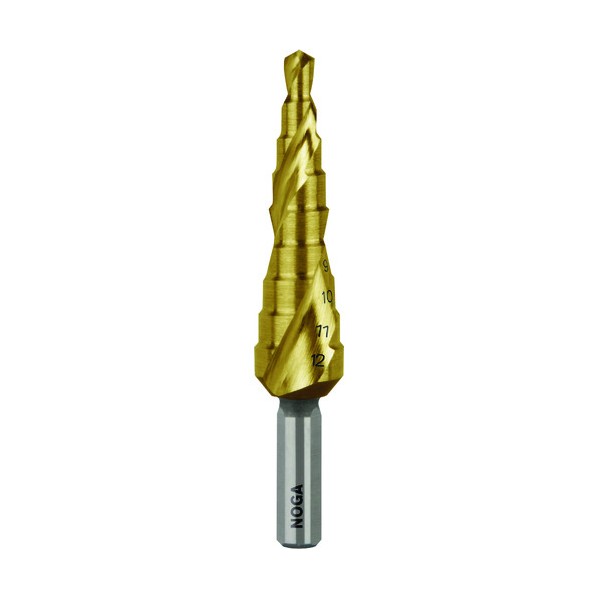 ノガ・ウォーターズ ノガ新世代 HSS＋TiN 0/9型ステップドリル4．0-12．0 CJS40120T 1本