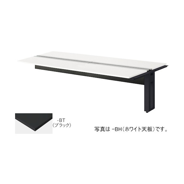 ※法人専用品※ナイキ ベンチデスク 天板:ブラック/本体:ブラック MF2414R-BBT 1台|DIY FACTORY ONLINE SHOP