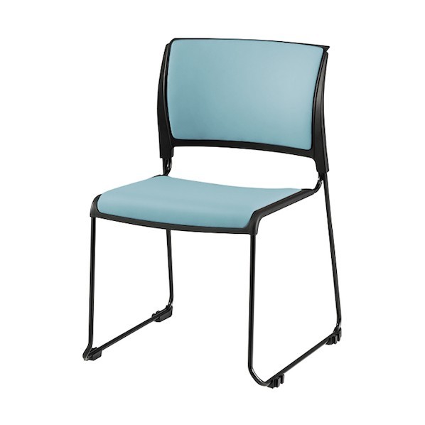 ※法人専用品※ナイキ 会議用チェアー ライトブルー E432-B1-LBL 1脚|DIY FACTORY ONLINE SHOP