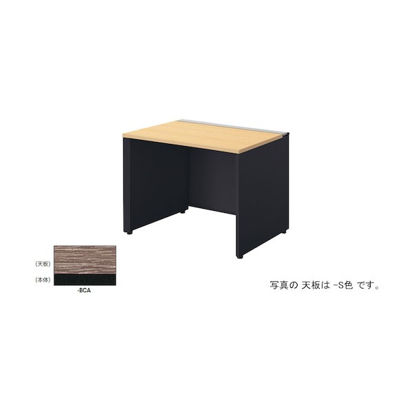 ベンチデスク 天板：ショコラアッシュ/本体：ブラック MF1007K-BCA 1台
