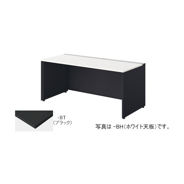 涼み台事務机 本体：黒いこと MF1607K-BBT 1台