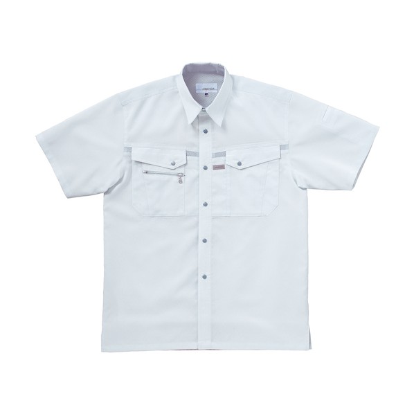 クロダルマ 半袖シャツ シルバーグレー M シルバーグレー 26541-40-M 1着