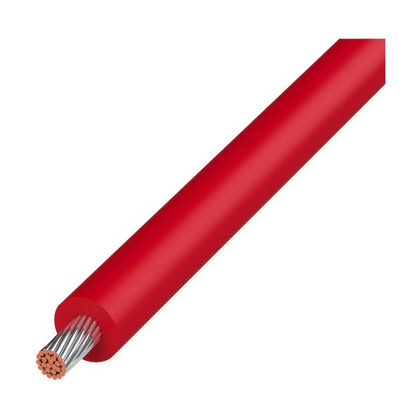 UL耐熱ビニル基不成立電話線 赤 UL1015 AWG16 RD (305M) 1巻 電線・ケーブル-電設資材-花・ガーデン・DIY