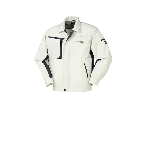 クロダルマ 長袖ジャンパー シルバー 6L シルバー 255981-40-6L 1着