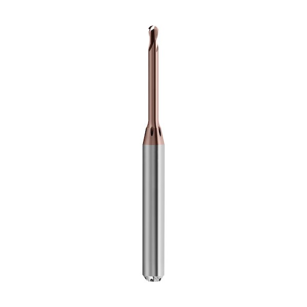 グーリング 2枚刃高精度ボールエンドミル G-Mold マイクロ 65 B ロング 0．2mm 6818 0.200 1本
