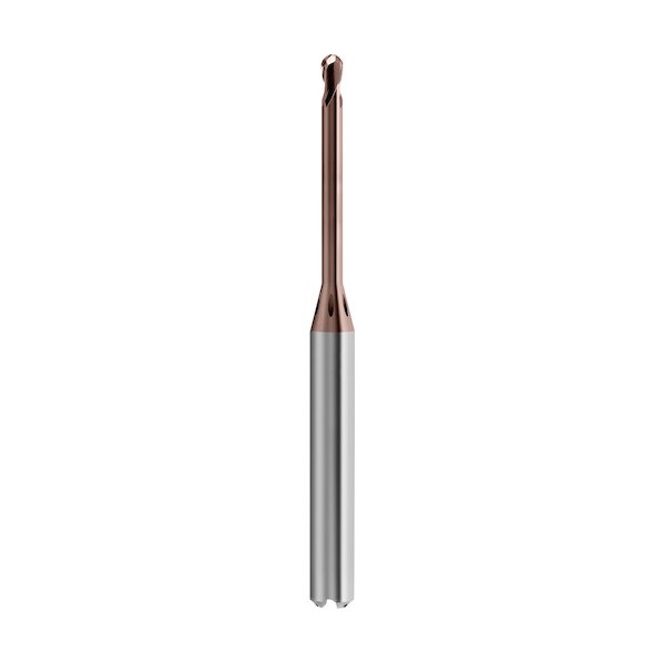 グーリング 2枚刃高精度ボールエンドミル G-Mold マイクロ 65 B エクストラロング 0．3mm 6819 0.300 1本 7,230円