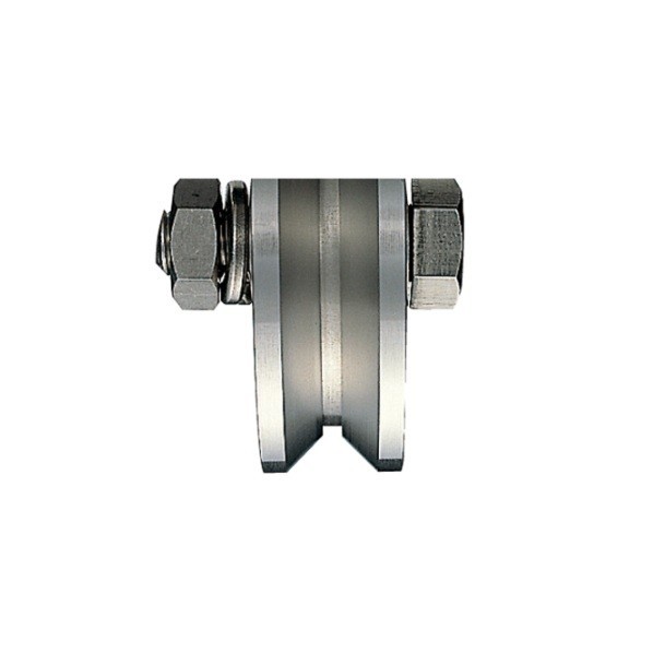 ヨコヅナ ステンレス重量戸車ワイドタイプ 車のみ 300 V サイズ:300mm, a(Φ):300, b(Φ):256, c(Φ):27, d(Φ):40, e:74, g:17, h:9, i:83, 自重38Hz, JBPW3005 1ヶ