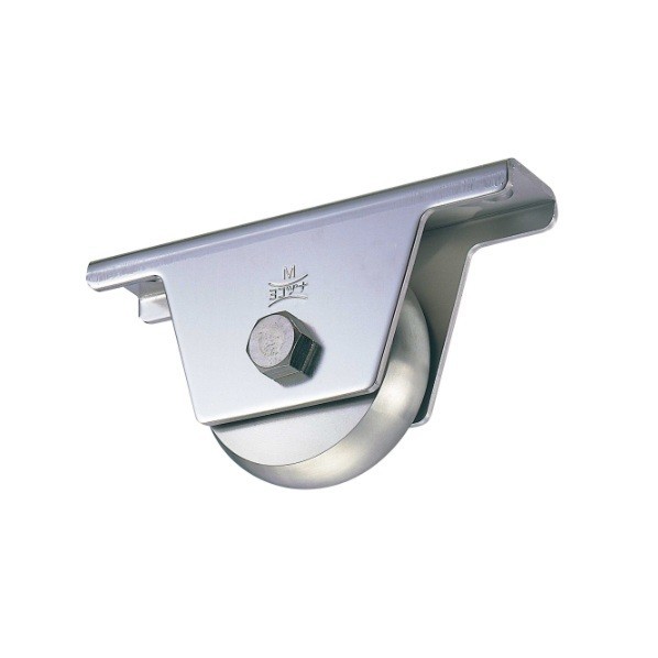 ※法人専用品※ヨコヅナ 440Cベアリング入 ステンレス重量戸車 山R車型 90mm JCS-0908 1個｜DIY FACTORY ONLINE SHOP