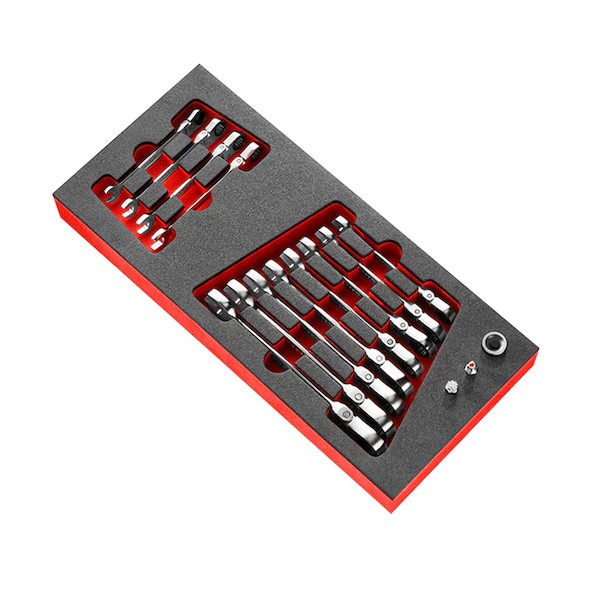 FACOM社 ラチェットコンビネーションレンチセット MODM．467BFJ12PB メトリックヒンジ付 MODM.467BFJ12PB 1個