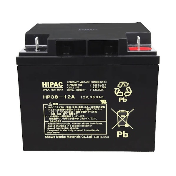 HP38-12A 小型抑えつける式鉛乾電池 HP38-12A