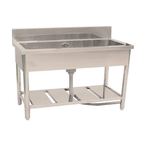 ※法人専用品※クラフトワーク ステンレス(SUS304)一槽シンク 1S-076 5-20-3 W750×D600×H850 5-1-501 0|DIY FACTORY ONLINE SHOP