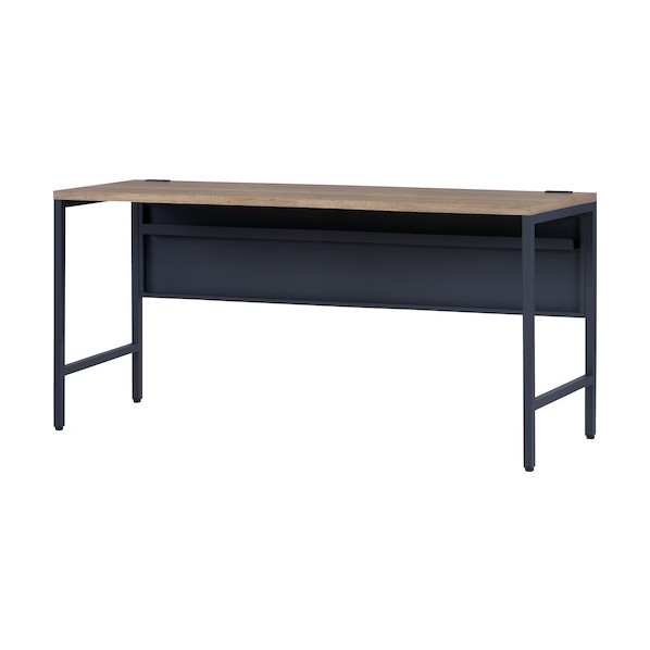 レクタ デスク 基本タイプ ブラックフレーム 1500×450×720 FD1545-07B-MPB 1点