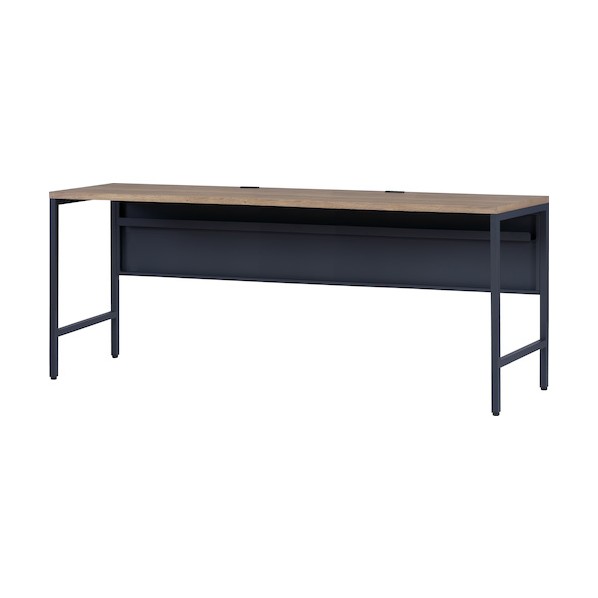 レクタ 学習机 基本理念印字機 黒いことひな形 1800×450×720 FD1845-07B-MPB 1点